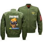 Fortnite Jackets - Solid Color Fortnite Game PVE Mode Hero Icon Flight Suit leece Jacket