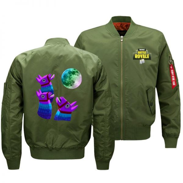 Fortnite Jackets - Solid Color Fortnite Game Rainbow Horse Icon Victory Royale Fleece Jacket