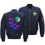 Fortnite Jackets - Solid Color Fortnite Game Rainbow Horse Icon Victory Royale Fleece Jacket