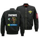Fortnite Jackets - Solid Color Fortnite Game Rex Icon Flight Suit Fleece Jacket