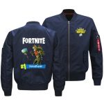 Fortnite Jackets - Solid Color Fortnite Game Rex Icon Flight Suit Fleece Jacket