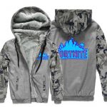 Fortnite Jackets - Solid Color Fortnite Game Series Fortnite Luminous Camouflage Clothing Fleece Jacket