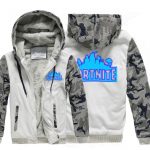 Fortnite Jackets - Solid Color Fortnite Game Series Fortnite Luminous Camouflage Clothing Fleece Jacket