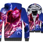 Fortnite Jackets - Solid Color Fortnite Game Series Full Level Drift Super Cool 3D Fleece Jacket