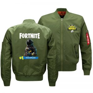 Fortnite Jackets - Solid Color Fortnite Game Space Suit Icon Fleece Jacket