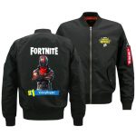 Fortnite Jackets - Solid Color Fortnite Game Special Forces Flight Suit Icon Fleece Jacket