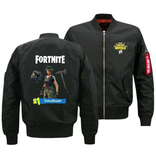 Fortnite Jackets - Solid Color Fortnite Game Special Forces Victory Royale Icon Fleece Jacket