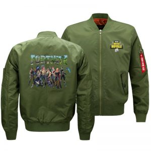 Fortnite Jackets - Solid Color Fortnite Game Victory Royale Icon Fleece Jacket