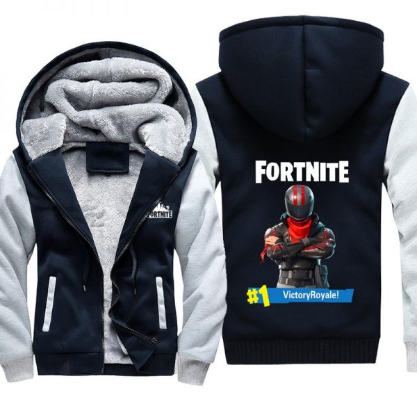 Fortnite Jackets - Solid Color Fortnite Game Victory Royale Special Forces Icon Super Cool Fleece Jacket