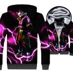Fortnite Jackets - Solid Color Fortnite Series Drift Character Super Cool 3D Fleece Jacket