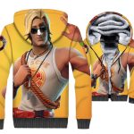 Fortnite Jackets - Solid Color Fortnite Series Fortnite Soldier Super Cool 3D Fleece Jacket
