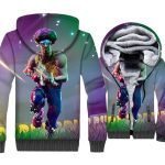 Fortnite Jackets - Solid Color Fortnite Series FUNK OPS Character Super Cool 3D Fleece Jacket