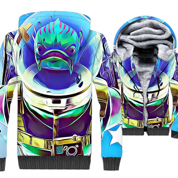 Fortnite Jackets - Solid Color Fortnite Series Leviathan Game Character Super Cool 3D Fleece Jacket