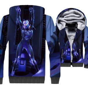 Fortnite Jackets - Solid Color Fortnite Series Omega Dance Super Cool 3D Fleece Jacket