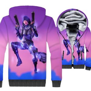 Fortnite Jackets - Solid Color Fortnite Series Ranger Super Cool 3D Fleece Jacket