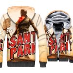 Fortnite Jackets - Solid Color Fortnite Series RUST LORD Super Cool 3D Fleece Jacket