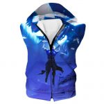 Fortnite Landing Raven Hoodies - Deep Sea Blue Pullover Hoodie