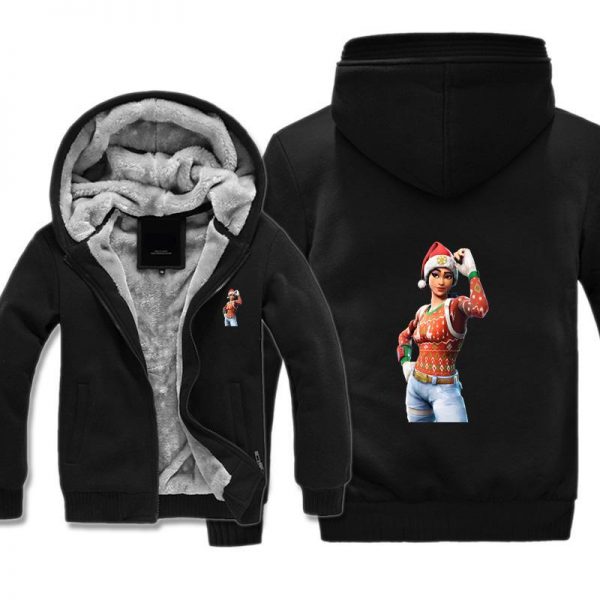 Fortnite Merry Christmas Jackets - Fortnite Fleece Jacket