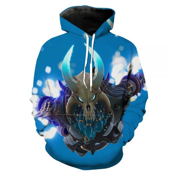 Fortnite Ragnarok Skin Hoodie - Battle Royale Blue Hoodie