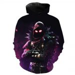 Fortnite Raven Hoodies - Pullover Black Hoodies