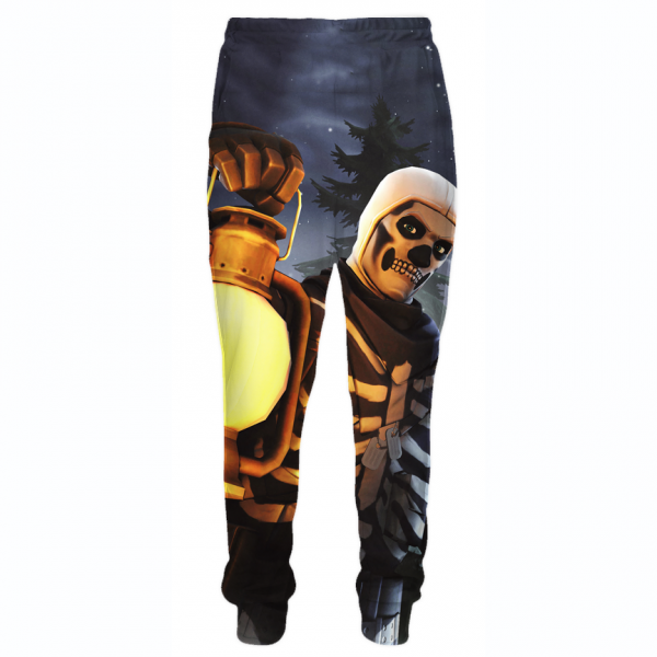 Fortnite  Skull Trooper Hoodies -  Light Yellow Pullover Hoodie