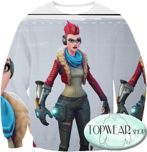 Fortnite Sweatshirts - Battle Royale Team Game 3D Sweatshirt