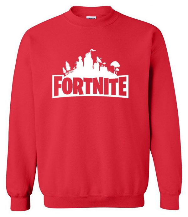 Fortnite Sweatshirts - Fortnite Sweatshirt Series  Men's Sweatshirt White Icon Fleece Sweatshirt