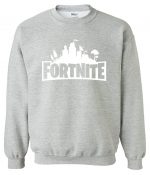 Fortnite Sweatshirts - Fortnite Sweatshirt Series  Men's Sweatshirt White Icon Fleece Sweatshirt