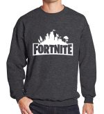 Fortnite Sweatshirts - Fortnite Sweatshirt Series  Men's Sweatshirt White Icon Fleece Sweatshirt
