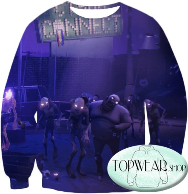 Fortnite Sweatshirts - PVE Husk Monsters 3D Sweatshirt