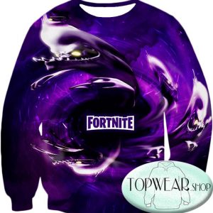 Fortnite Sweatshirts - Save the World Purple 3D Sweatshirt