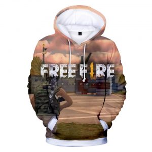 Free Fire Hoodies - Free Fire Game Series Soldier Battle Royale Map 3D Hoodie