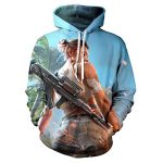 Free Fire Hoodies - Garena Teens 3D Print Pullover Gaming Hoodie