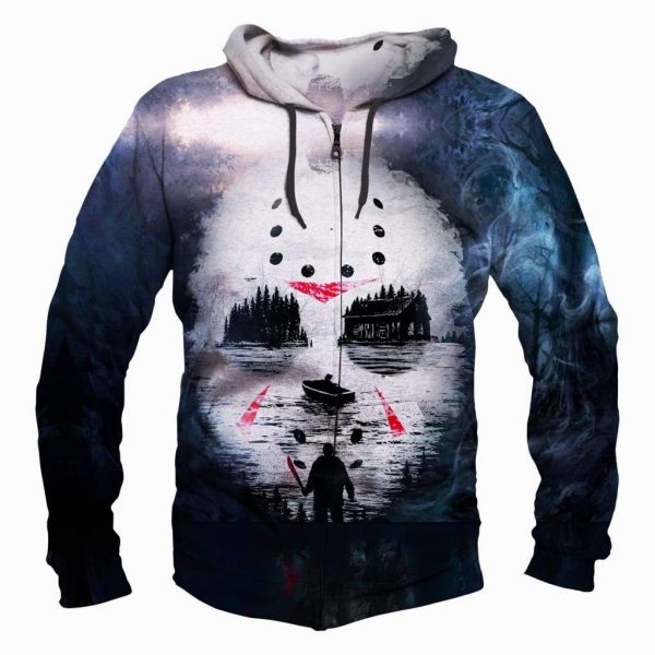 Friday the 13th Hoodies - Pullover Black Hoodie