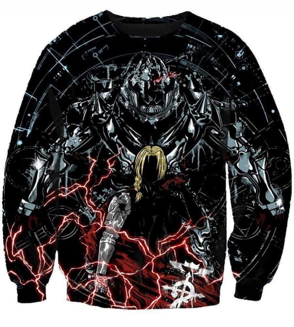 Fullmetal Alchemist Brotherhood Hoodies - Pullover Black Eye Hoodie