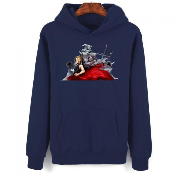 Fullmetal Alchemist Hoodies - Pullover Anime Printed Hoodie
