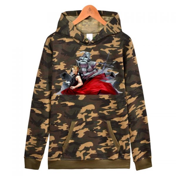 Fullmetal Alchemist Hoodies - Pullover Anime Printed Hoodie