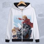 Fullmetal Alchemist Hoodies - Zip Up Anime Cosplay  New  Hoodie Coat