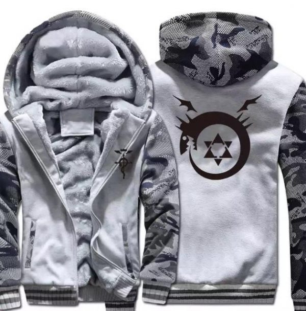 Fullmetal Alchemist Hoodies - Zip Up Fleece Hoodie