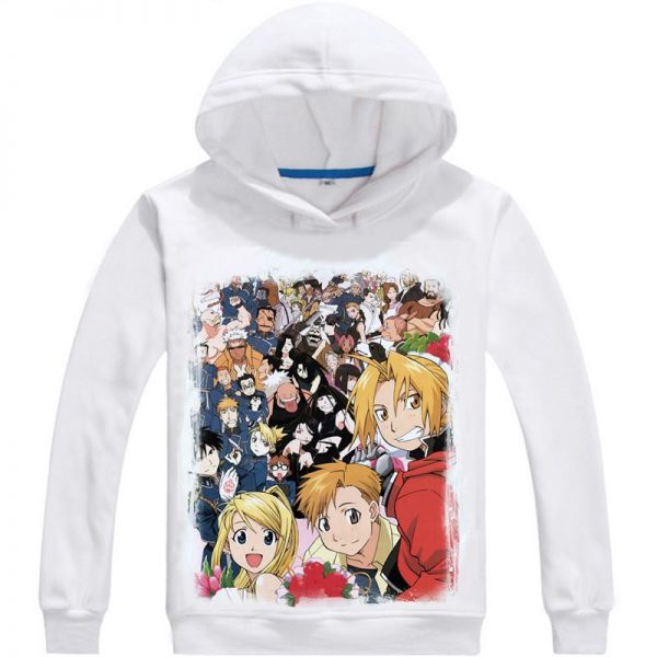 Fullmetal Alchemist Hoodies - Zip Up Steel Men Multi-style Hoodie