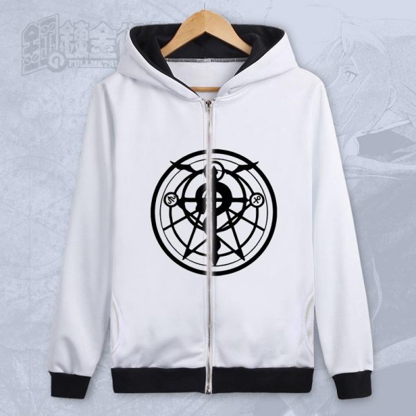 Fullmetal Alchemist Hoodies - Zip Up Unisex Anime Multi-style Hoodie