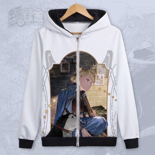 Fullmetal Alchemist Hoodies - Zip Up Unisex Anime Multi-style Hoodie