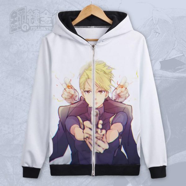 Fullmetal Alchemist Hoodies - Zip Up Unisex Anime Multi-style Hoodie