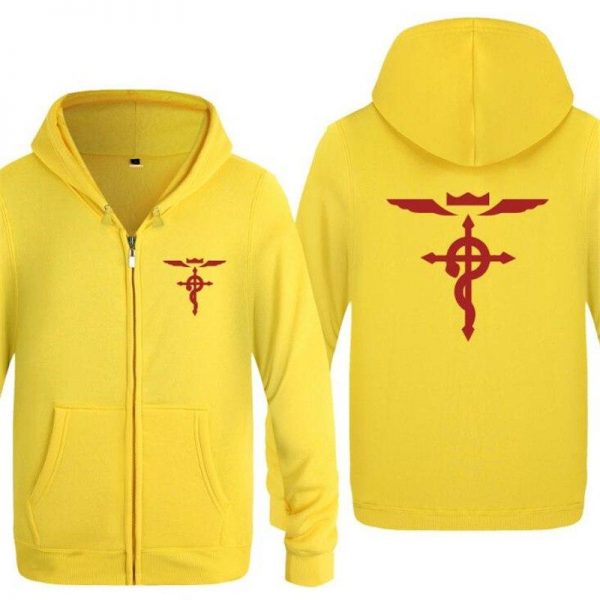 Fullmetal Alchemist Hoodies -  Zipper Fleece Long Sleeve Jacket