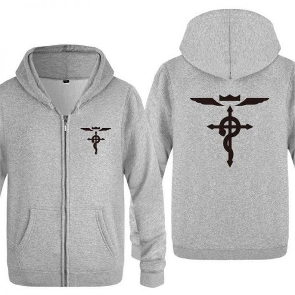 Fullmetal Alchemist Hoodies -  Zipper Fleece Long Sleeve Jacket