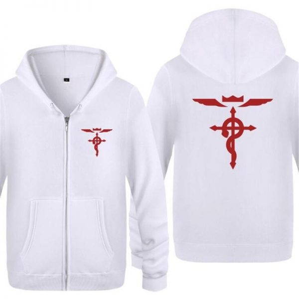 Fullmetal Alchemist Hoodies -  Zipper Fleece Long Sleeve Jacket