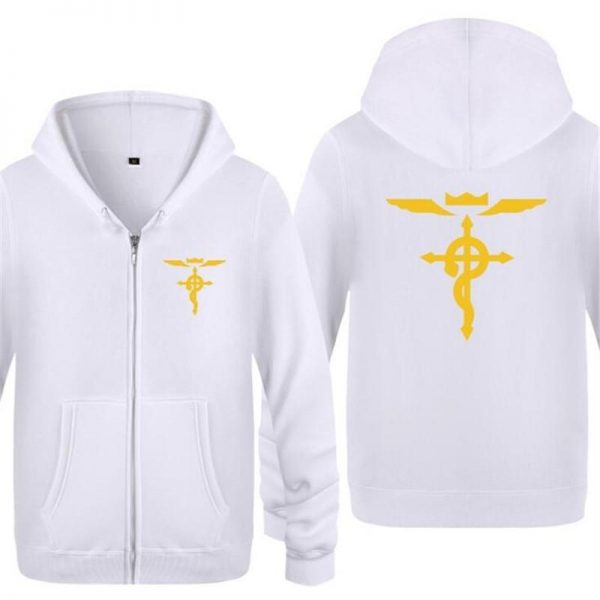 Fullmetal Alchemist Hoodies -  Zipper Fleece Long Sleeve Jacket