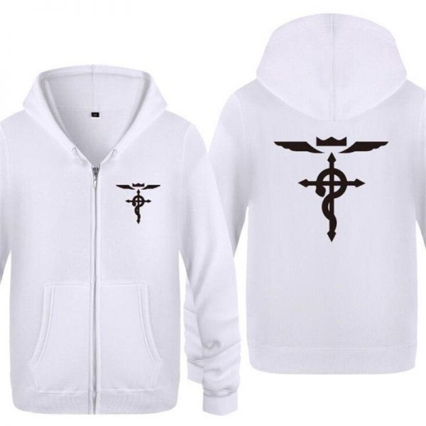 Fullmetal Alchemist Hoodies -  Zipper Fleece Long Sleeve Jacket