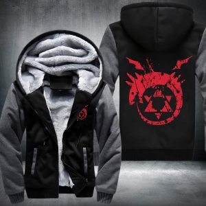 Fullmetal Alchemist V2 Hoodies - Fleece Winter Warm Hoodie Jacket