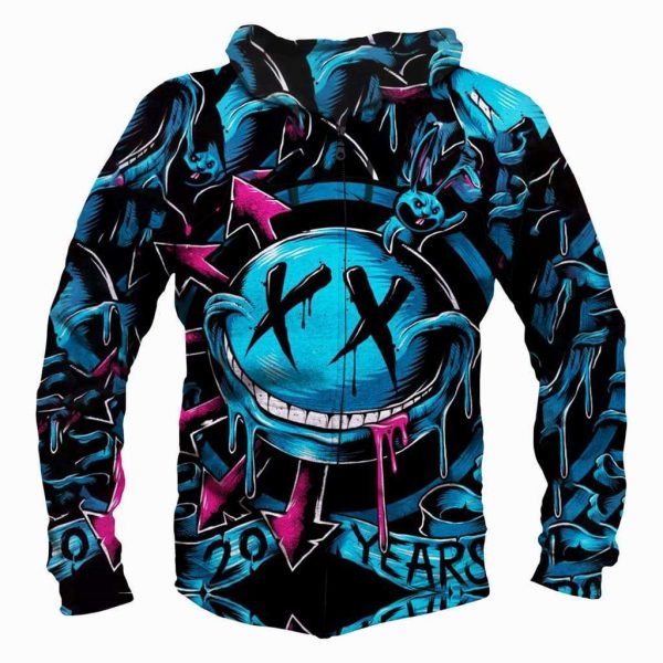 Funny Blink 182 Sweatshirts - Demon Black 3D Sweatshirt